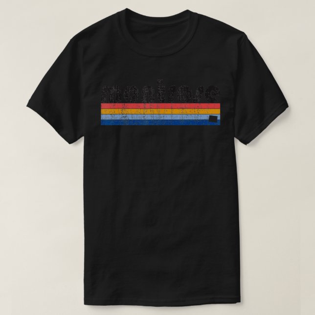 Camiseta Estilo Vintage 80s Montrose CO (Frente do Design)