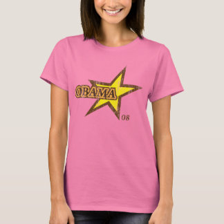 Camiseta Estilo Vintage Barack Obama Star T Shirt