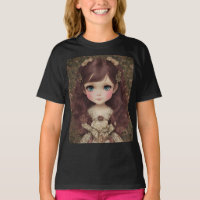 Estilo Vintage Bonito e Adorável Chibi Kawaii Raiz