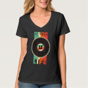 Camiseta Estilo Vintage do Gueto de Música da Escola Antiga