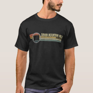 Camiseta Estilo Vintage dos anos 80 GREEN MOUNTAIN FALLS, C