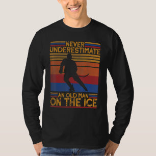 Camiseta Estilo Vintage Hóquei No Gelo Para A Equipe De Hoc