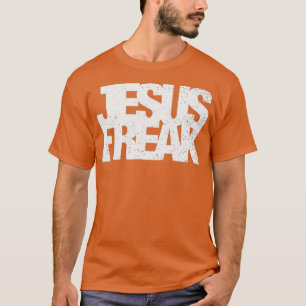 Camiseta Estilo Vintage Jesus Freak 70s, cristão angustiado