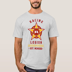 Camiseta Estilo Vintage Moderno Racine Legion