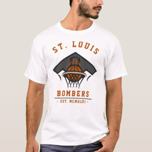Camiseta Estilo Vintage Moderno St. Louis Bombers