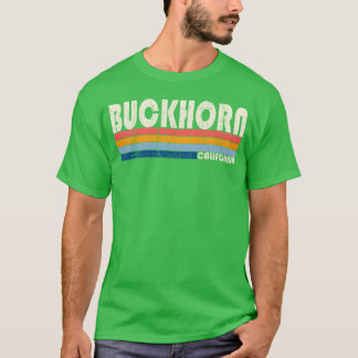 Camiseta Estilo Vintage Retro 70S 80S Cidade Natal De Buckh