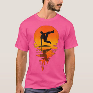 Camiseta Estilo Vintage Retro Parkour