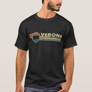 Camiseta Estilo Vintage VERONA, PA dos anos 80