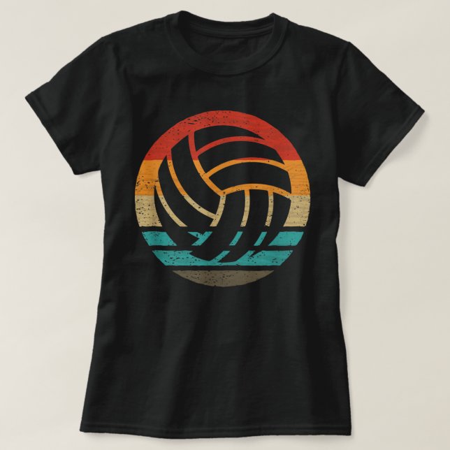 Camiseta Estilo Voleibol Retro Vintage 685 (Frente do Design)