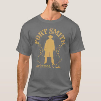 Camiseta EstiloRetrô Fort Smith Arkansas Cowboy Durão