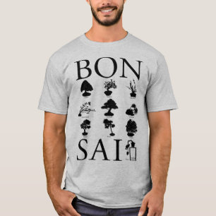 Camiseta Estilos Básicos da Árvore Bonsai