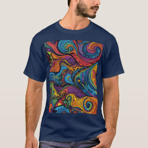 Camiseta Estilos de Arte Psicodélicos