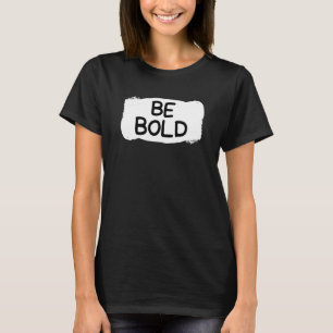 Camiseta Estilos sem agitação em negrito para o Determinado