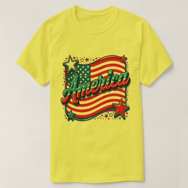 Camiseta Estilosa América (Frente do Design)