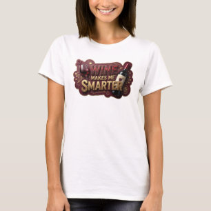 Camiseta Estilosa Dourada COM VINO TORNAR-ME MAIS
