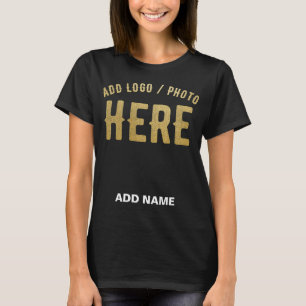 CAMISETA ESTILOSO MODERNO PERSONALIZÁVEL PRETO VERIFICADO C