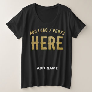 CAMISETA ESTILOSO MODERNO PERSONALIZÁVEL PRETO VERIFICADO C