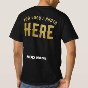 CAMISETA ESTILOSO MODERNO PERSONALIZÁVEL PRETO VERIFICADO C