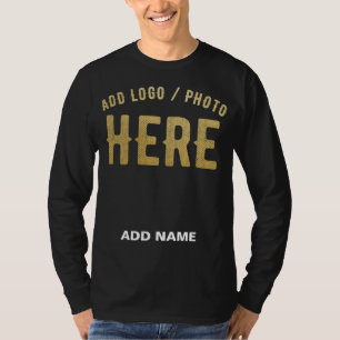CAMISETA ESTILOSO MODERNO PERSONALIZÁVEL PRETO VERIFICADO C