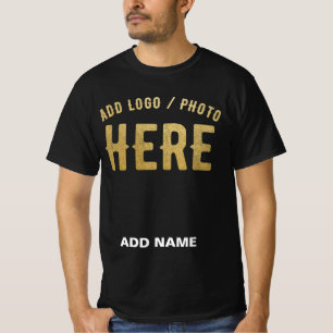 CAMISETA ESTILOSO MODERNO PERSONALIZÁVEL PRETO VERIFICADO M