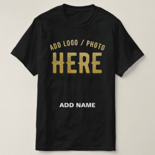 CAMISETA ESTILOSO MODERNO PERSONALIZÁVEL PRETO VERIFICADO M
