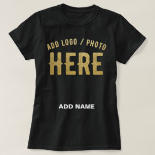 CAMISETA ESTILOSO MODERNO PERSONALIZÁVEL PRETO VERIFICADO M