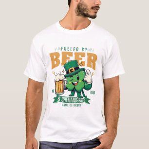 Camiseta Estimado pela cerveja e Travessuras (São Patrício)