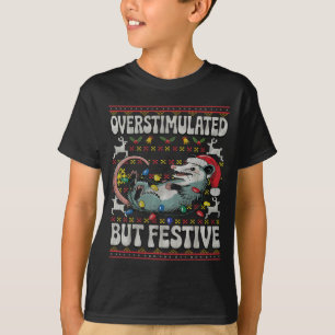 Camiseta Estimulação Excessiva Mas Festivo Ossum Natal Suét