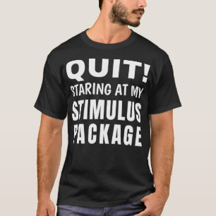 Camiseta Estímulo Engraçado Cheque O Sai Em Meu Estímulo P