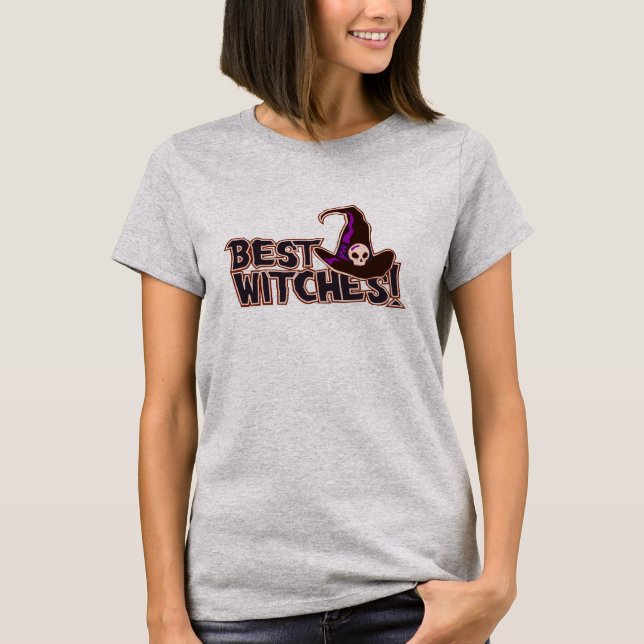 Camiseta Estipografia das melhores bruxas do Halloween (Frente)