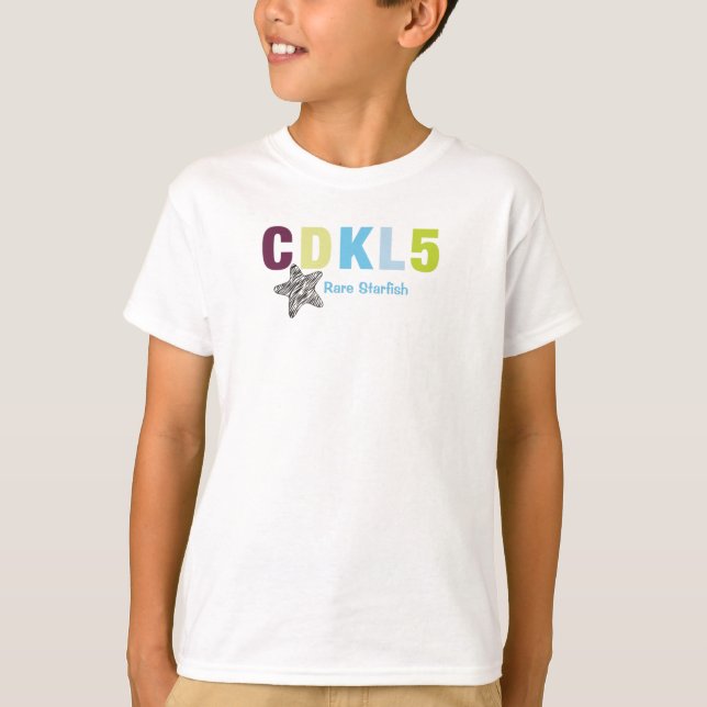Camiseta Estique Raros CDKL5 (Frente)