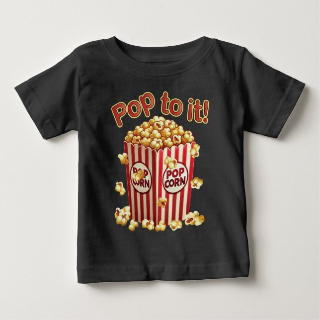 Camiseta Estique-se com Estilo - "Pop a ele!" (Frente)