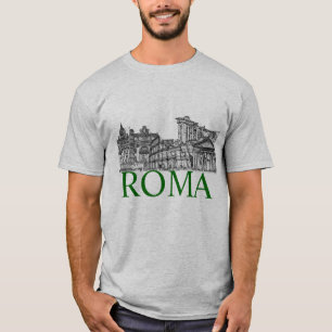 Camiseta Estive lá em Roma viagem souvenir/fazer uma mensag