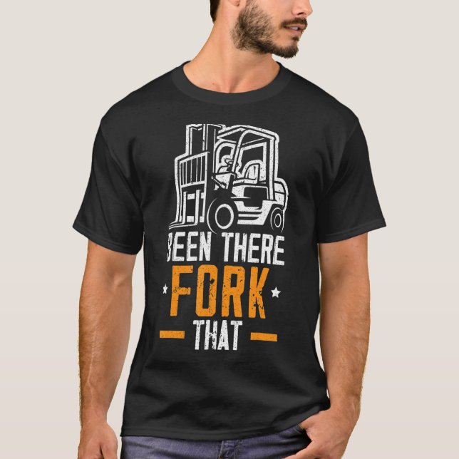 Camiseta Estive Lá O Fork Do Armazém De Operadores Da Forqu (Frente)