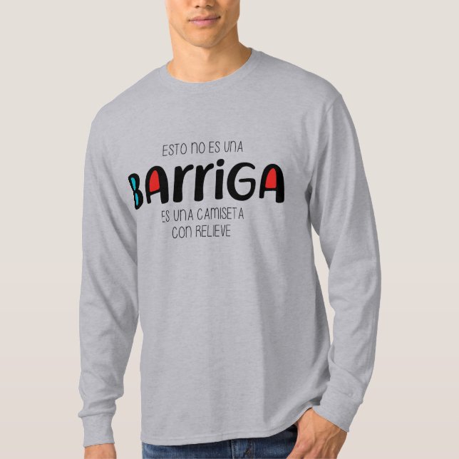 Camiseta Esto no es una barriga (Frente)
