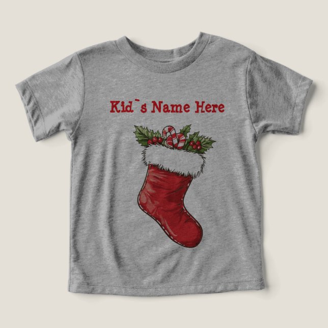 Camiseta estocagem de natal (Design frontal)