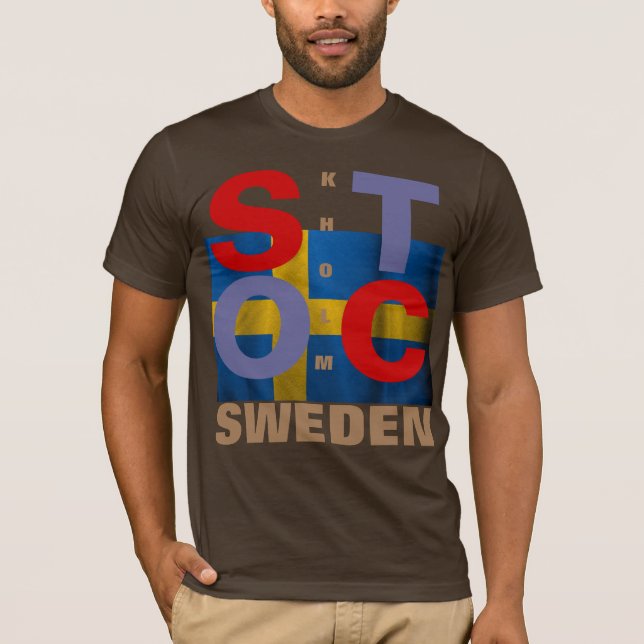 Camiseta Estocolmo Suécia (Frente)