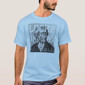 Camiseta Estoque de Locke e dois tambores de fumo