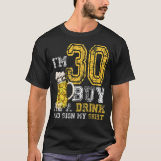 Camiseta Estou a 30 Comprares de beber um Pai de cerveja de