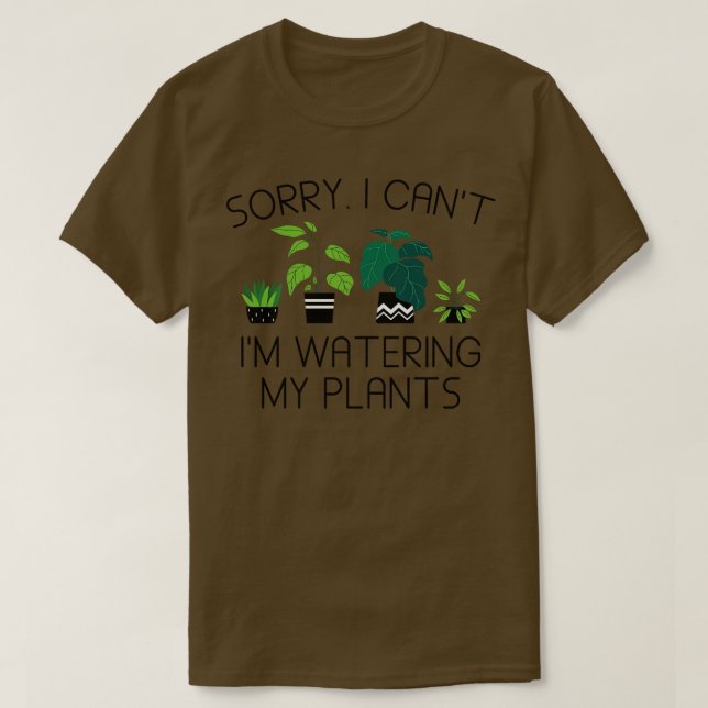 Camiseta Estou A Abejar As Minhas Plantas (Frente do Design)