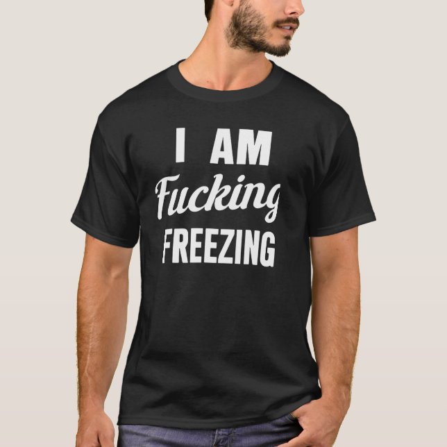 Camiseta Estou A Despir Congelando (Frente)