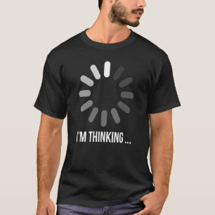 Camiseta Estou a pensar em Cancelar o Pensamento do Símbolo