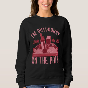 Camiseta Estou à porta, bebo meu vinho no Patio Engraçado W