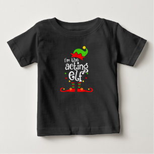 Camiseta Estou a representar o Natal da família Elf Xmas