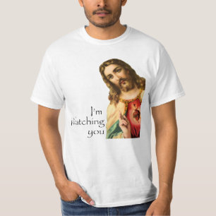 Camiseta Estou A Ver-Te Jesus Engraçado