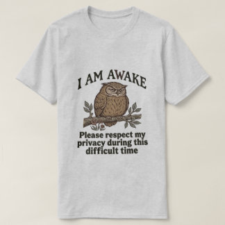 Camiseta Estou acordado