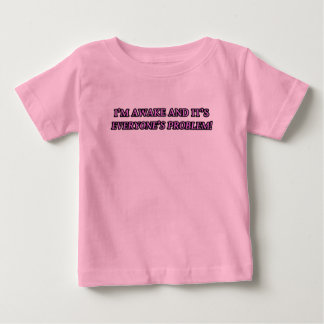 CAMISETA ESTOU ACORDADO E É PROBLEMA DE TODOS