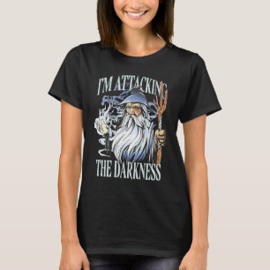 Camiseta Estou anexando o Darkness Wizard Witch Retro Magi