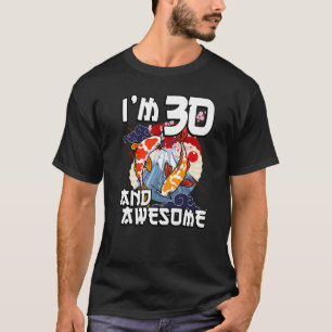 Camiseta Estou aos 30 E Sou Incrível Carpa Japonesa Peixe K