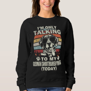 Camiseta Estou Apenas Falando Com Meu Pointer Alemão de Cab